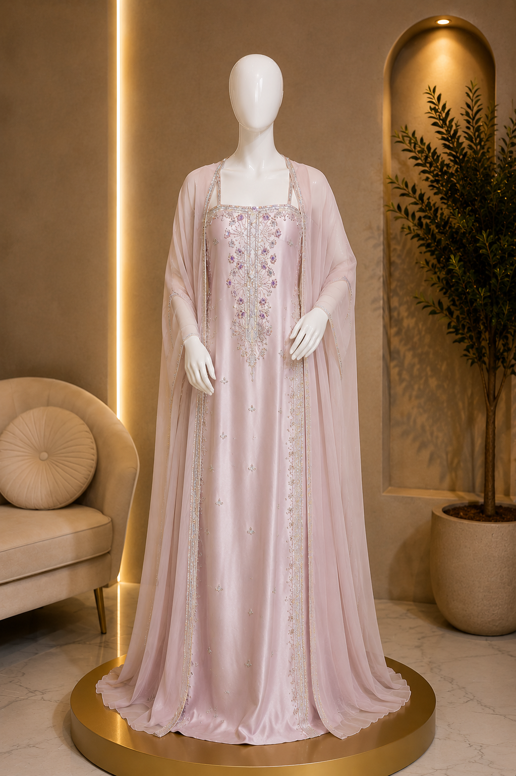 Baby Pink corset dress