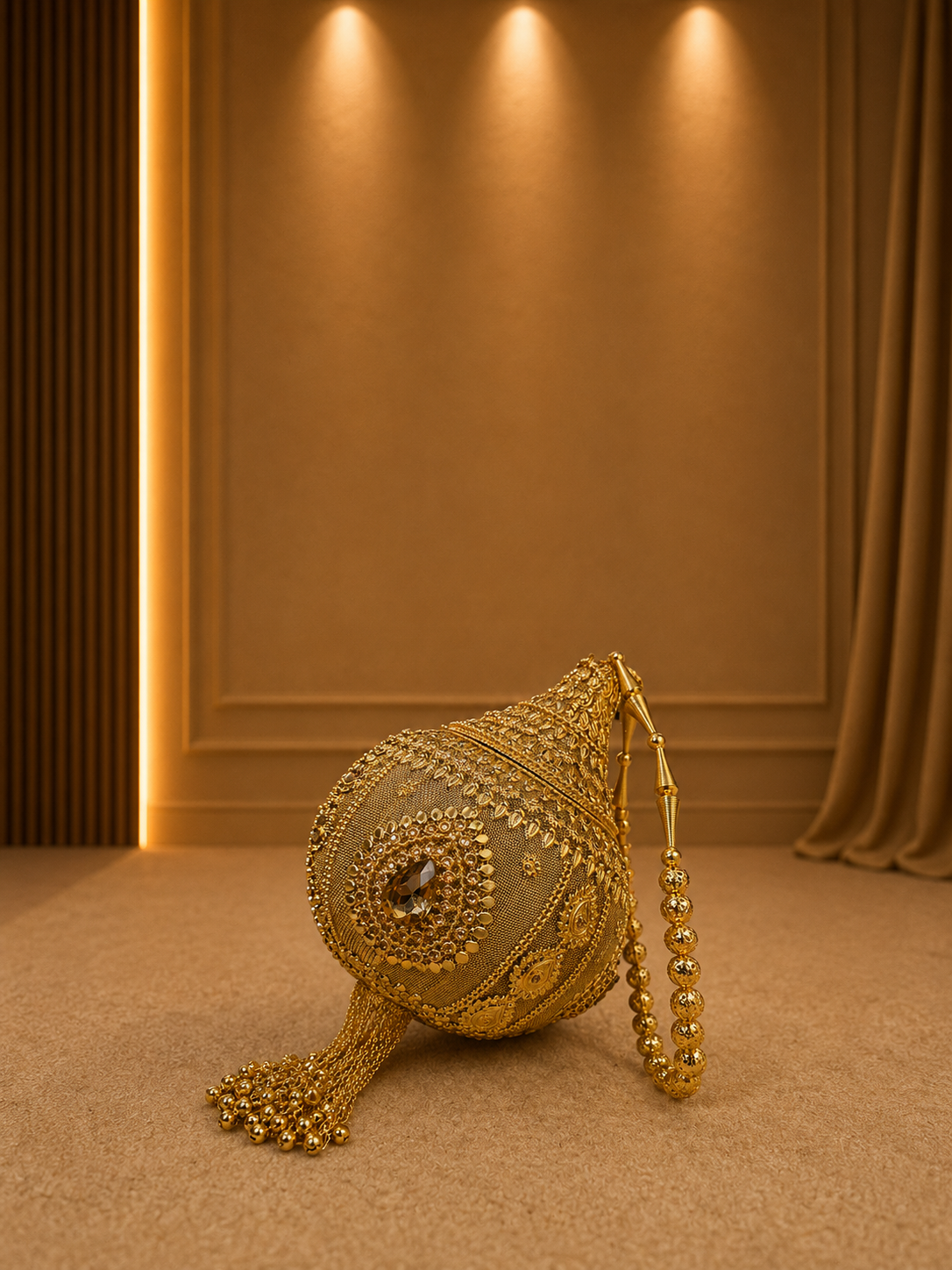 Gold Bridal Bag