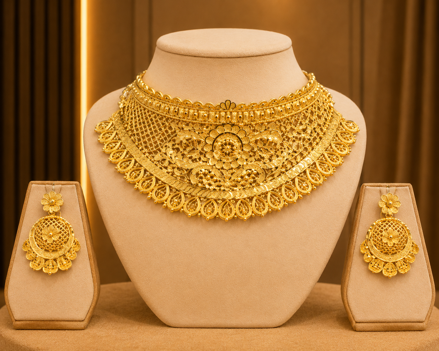 Gold Jewellery Set