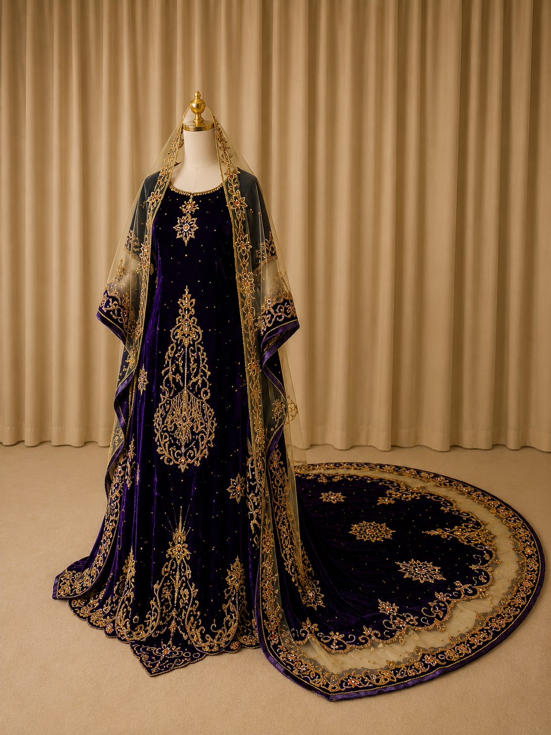 Bridal Dirac - Purple