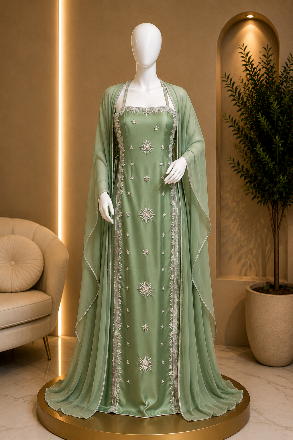 VIP Green Dress