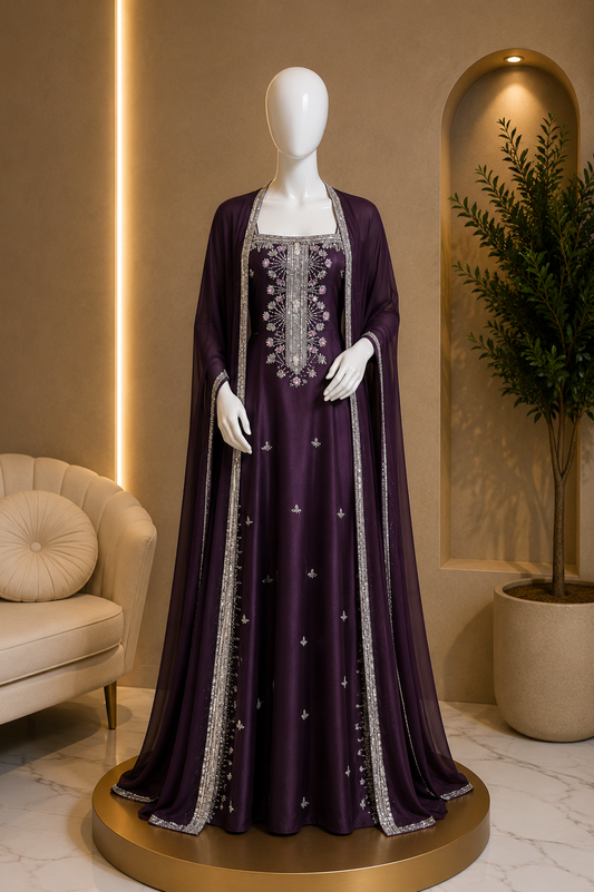 Dark Purple Corset Dress