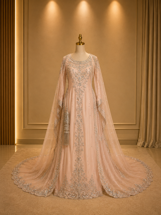 Bridal Dirac - Peach Velvet