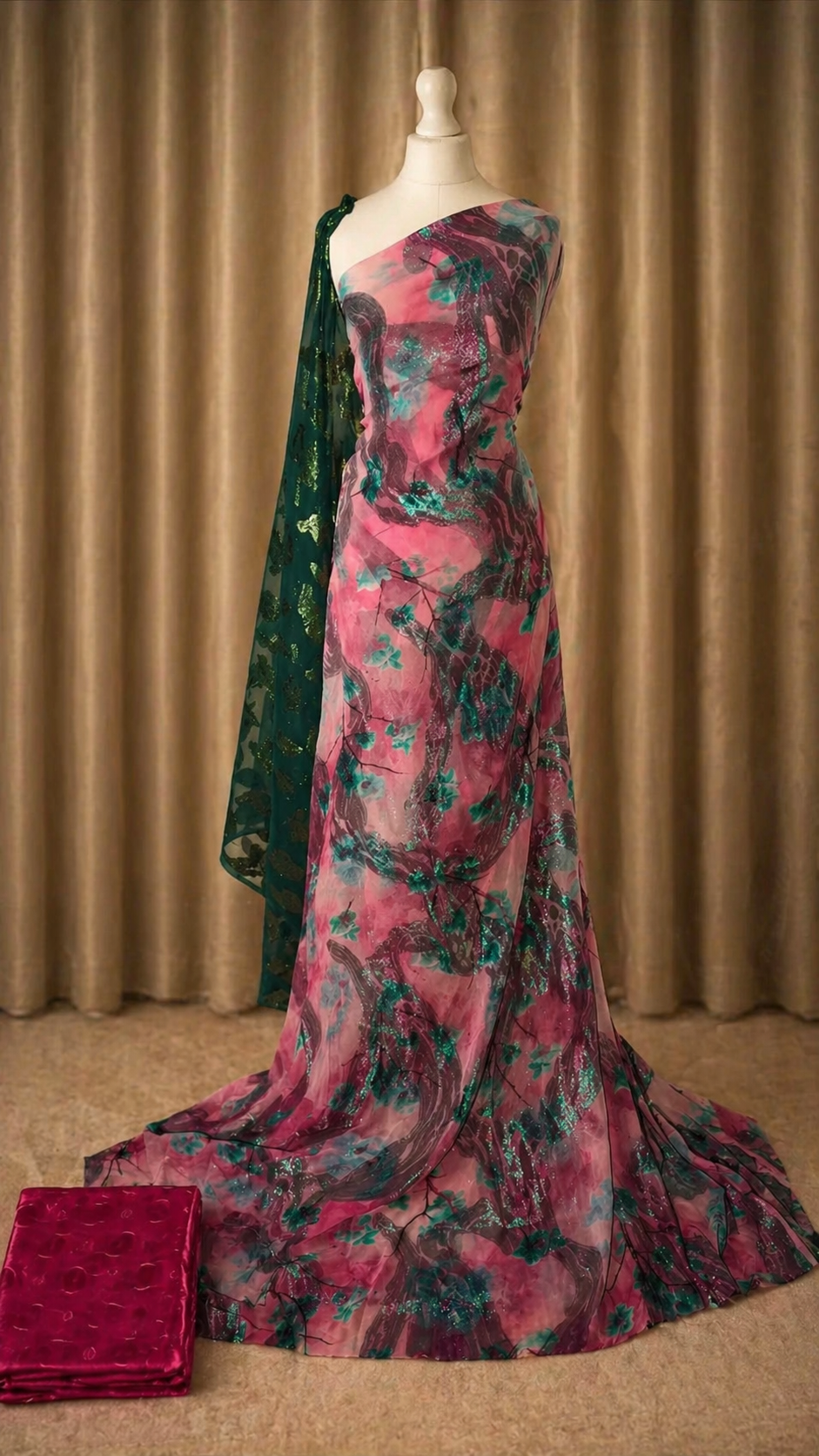 Faransawi Dirac Collection 3 | Pink and Green