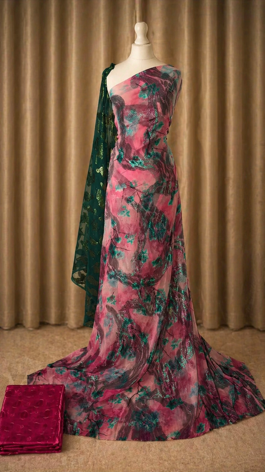 Faransawi Dirac Collection 3 | Pink and Green