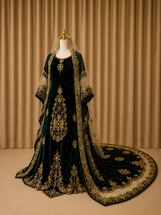 Bridal Dirac - Emerald Green