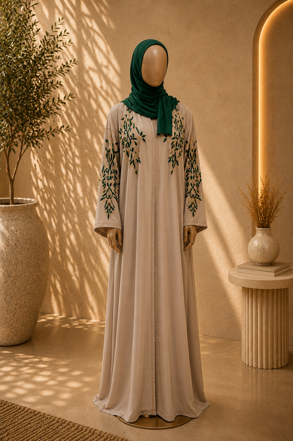 Abaya Yousra - Royal Green