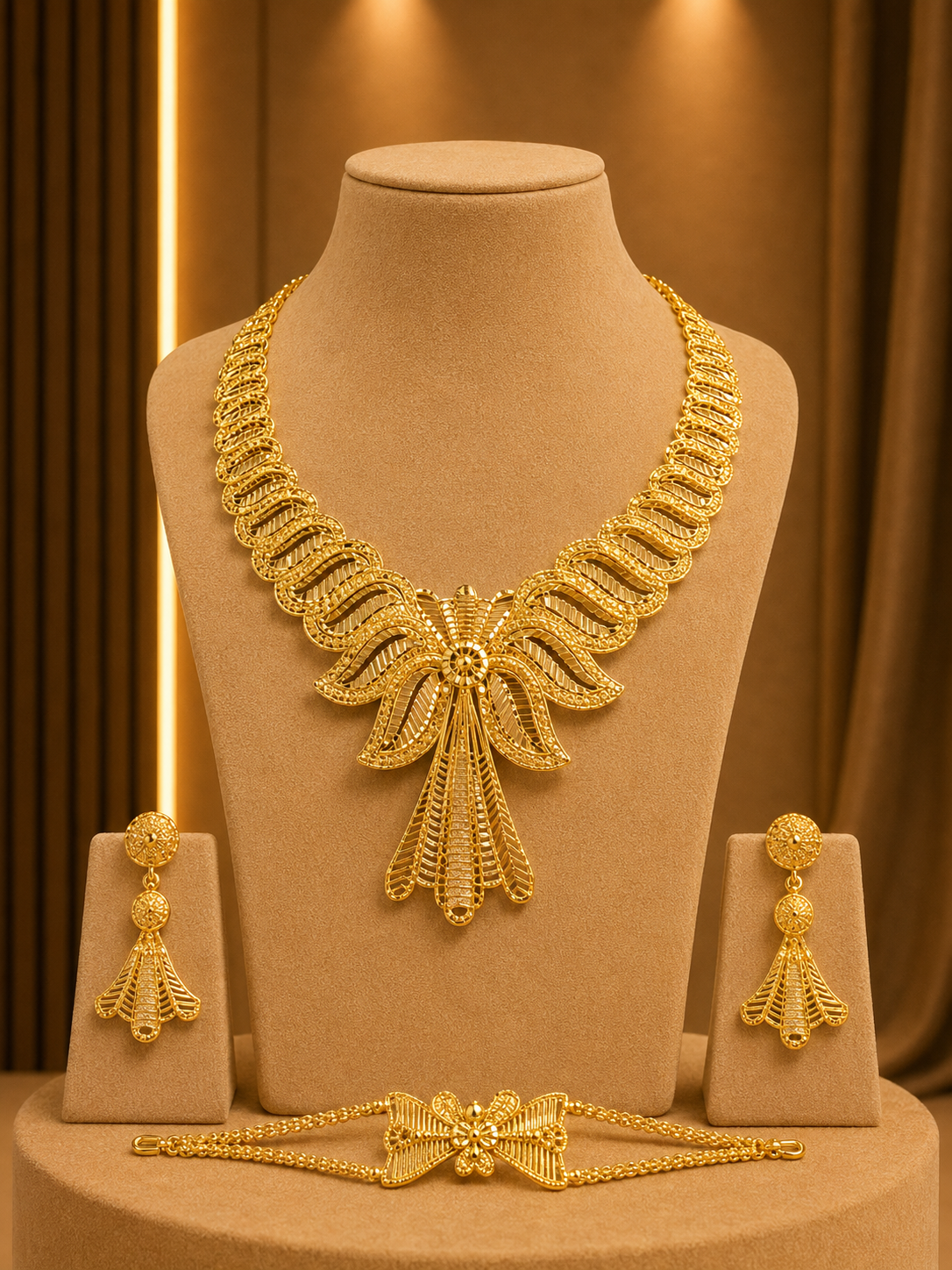 Gold Jewellery Set