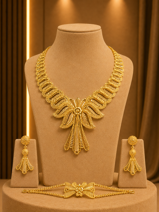 Gold Jewellery Set