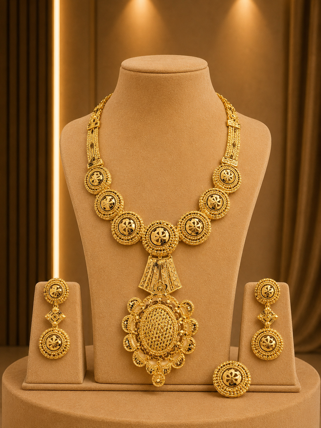Gold Jewellery Set