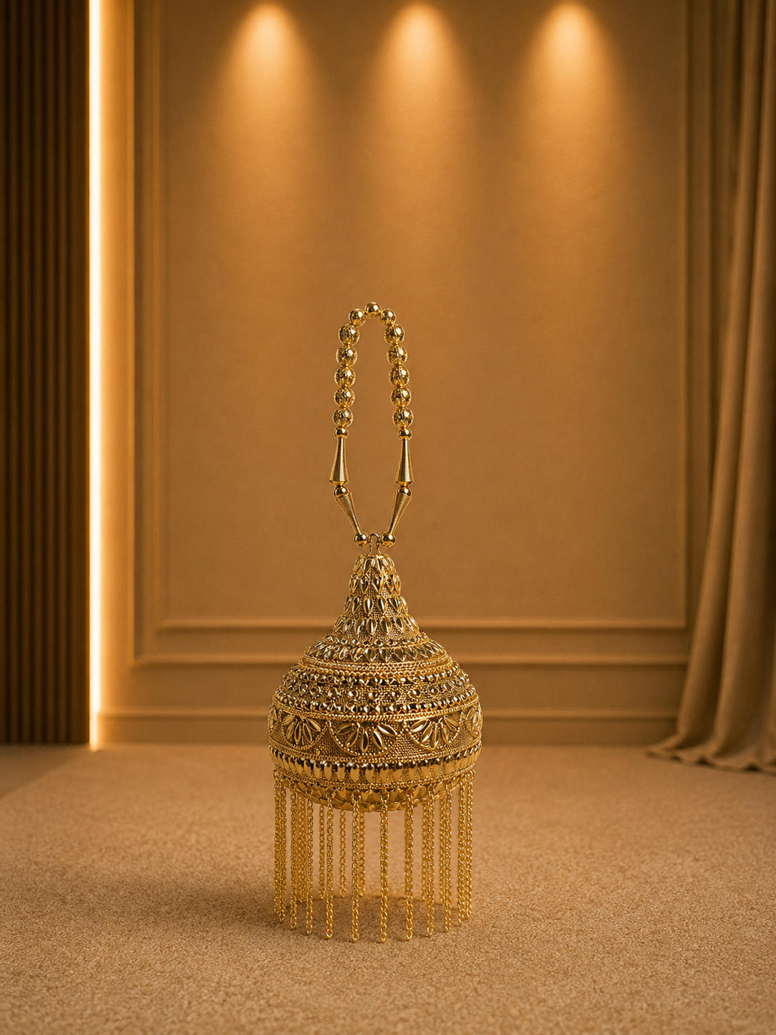 Mini Gold Bridal Bag