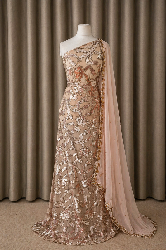 Prestige Maqbal Collection | Baby Pink Dirac