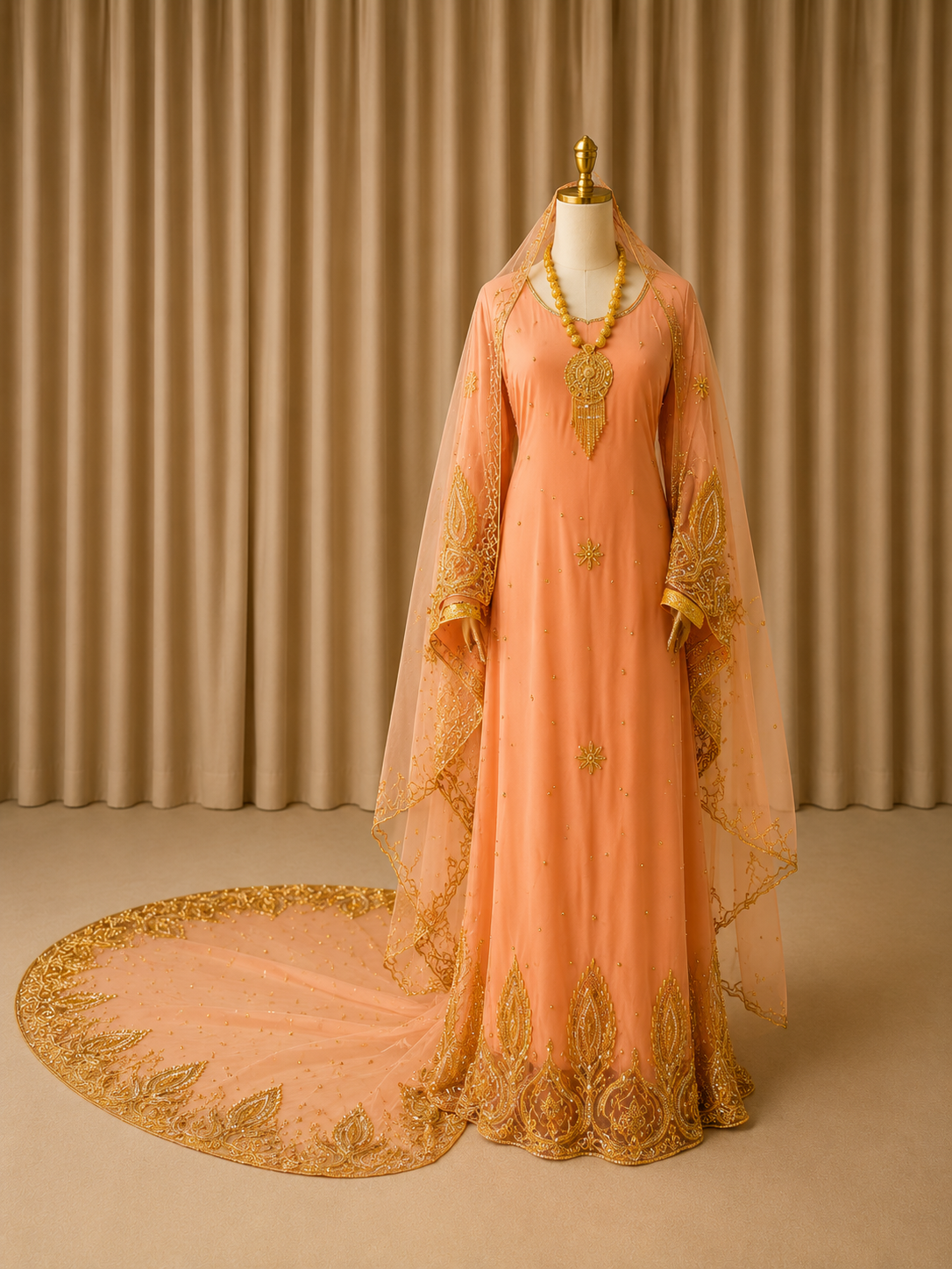 Bridal Dirac - Peach Pink