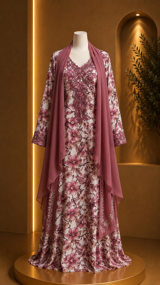 Mauve Pink Makhawer