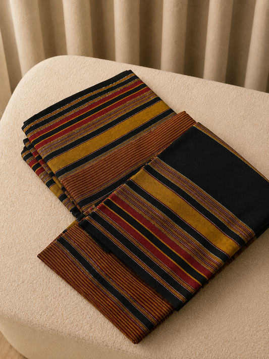Hido Iyo Dhaqan - Black, Gold & Red