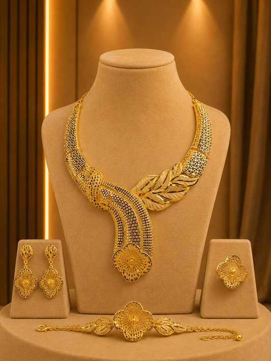 Gold Jewellery Set