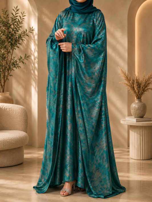 Ocean Blue Kaftan