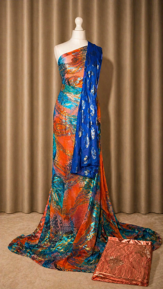 Faransawi Dirac Collection 2 | Blue and Orange Tones