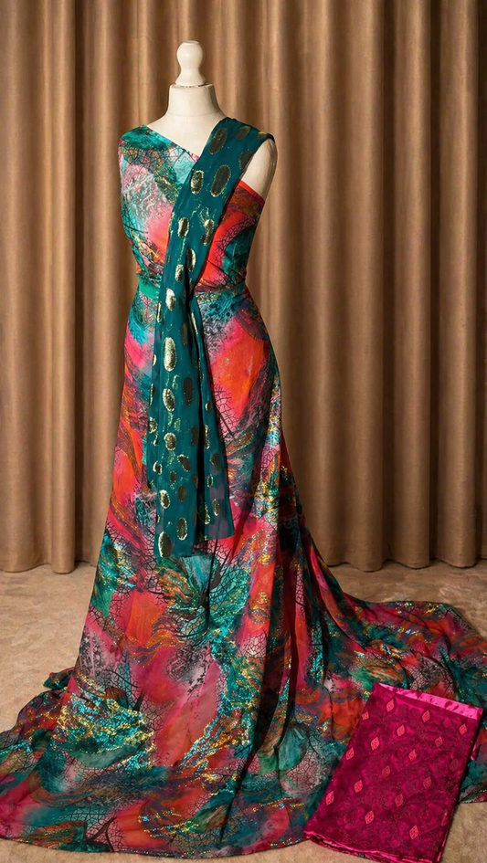 Faransawi Dirac Collection 2 | Pink Blue and Orange Tones