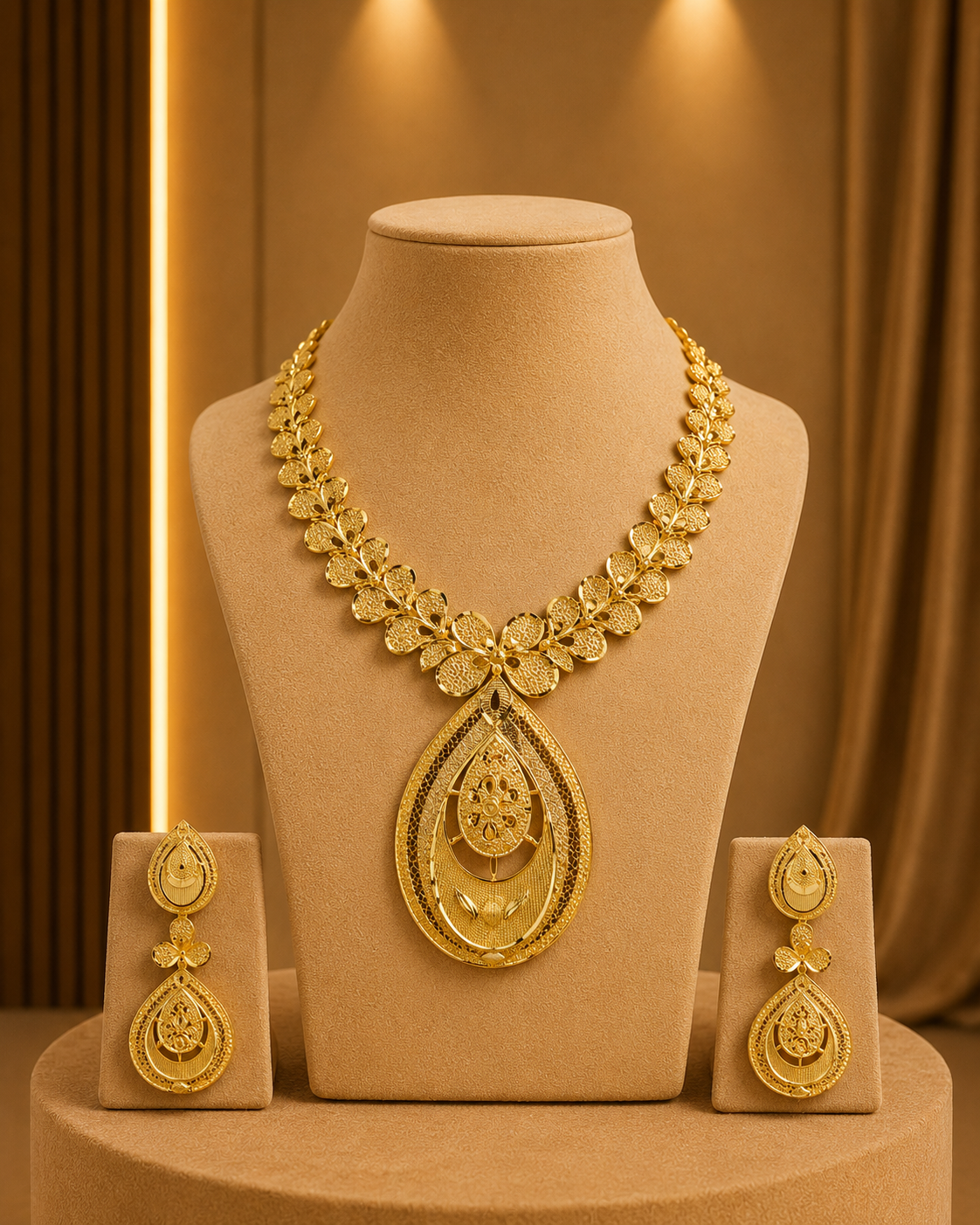 Gold Jewellery Set